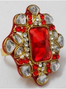 Kundan Finger Ring